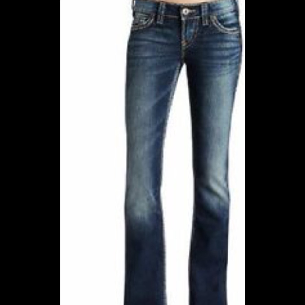 Silver boot cut